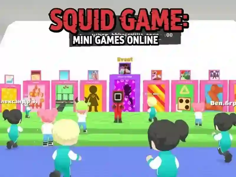 Spel Squid Game: Mini Games Online aanlyn Spel Squid Game: Mini Games Online aanlyn