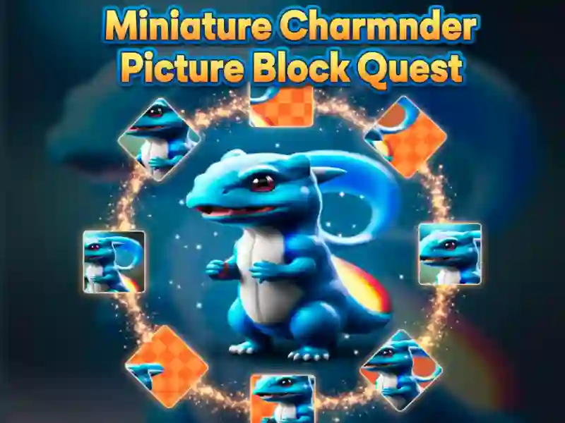 Spel Miniatuur Charmander Picture Block Quest aanlyn
