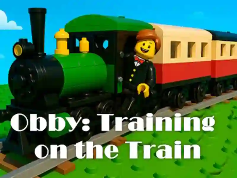 Spel Obby: Opleiding op die trein aanlyn Spel Obby: Opleiding op die trein aanlyn
