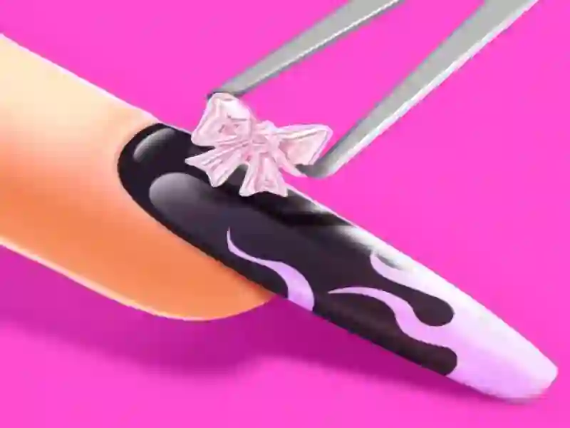 Spel 3D akriel spyker: naelkuns speletjie aanlyn