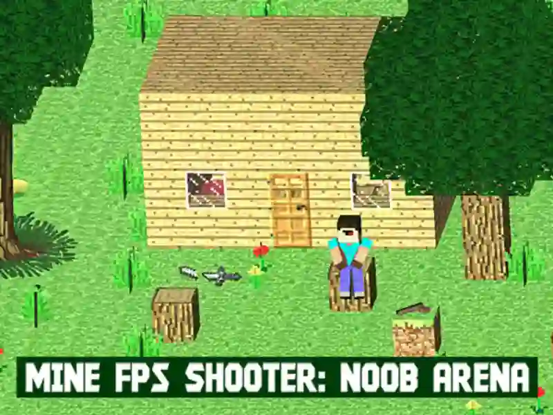 Spel Myne FPS Shooter: Noob Arena aanlyn