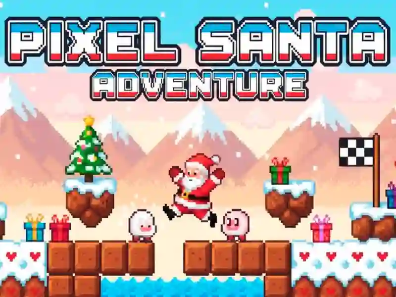 Spel Pixel Santa Avontuur aanlyn