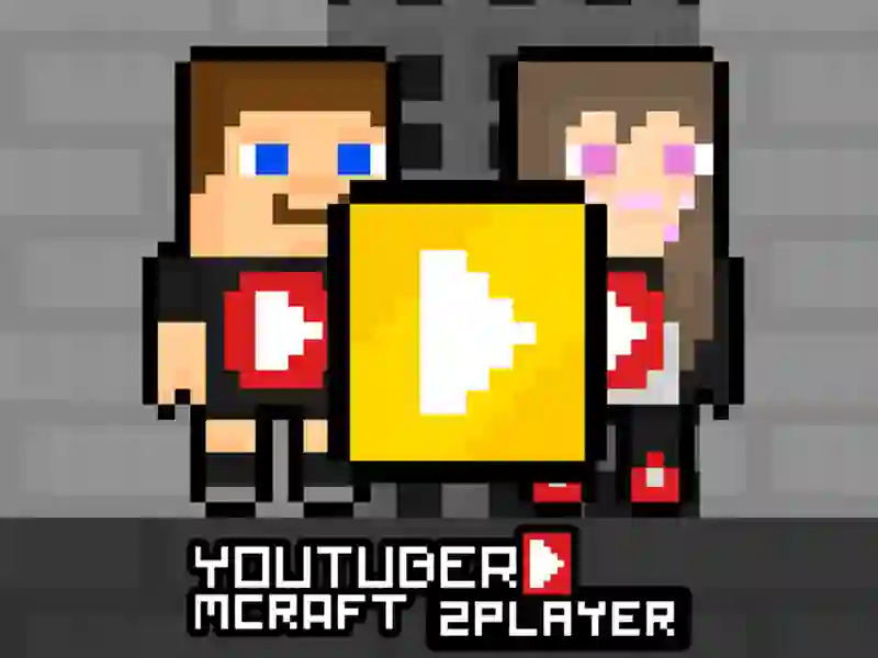 Spel YouTuber Minecraft 2-speler aanlyn