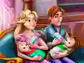 Spel Rapunzel Tweeling Gesinsdag aanlyn