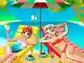 Spel Elsa en Anna Strand Selfie aanlyn Spel Elsa en Anna Strand Selfie aanlyn