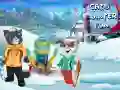 Spel Katte se Winterpret aanlyn