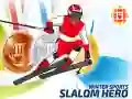 Spel Winter Sport: Slalom Hero aanlyn Spel Winter Sport: Slalom Hero aanlyn