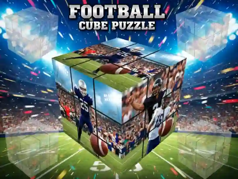 Spel Football Cube legkaart aanlyn
