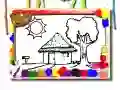 Spel Terug na Skool: Huis Kleurboek aanlyn Spel Terug na Skool: Huis Kleurboek aanlyn