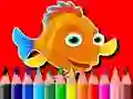 Spel Terug na skool: Vis kleurboek aanlyn Spel Terug na skool: Vis kleurboek aanlyn