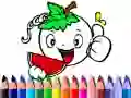 Spel Terug na Skool: Groente Kleurboek aanlyn Spel Terug na Skool: Groente Kleurboek aanlyn