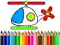 Spel Terug na Skool: Helikopter Kleur aanlyn Spel Terug na Skool: Helikopter Kleur aanlyn