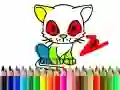 Spel Terug na skool: Kat kleur aanlyn