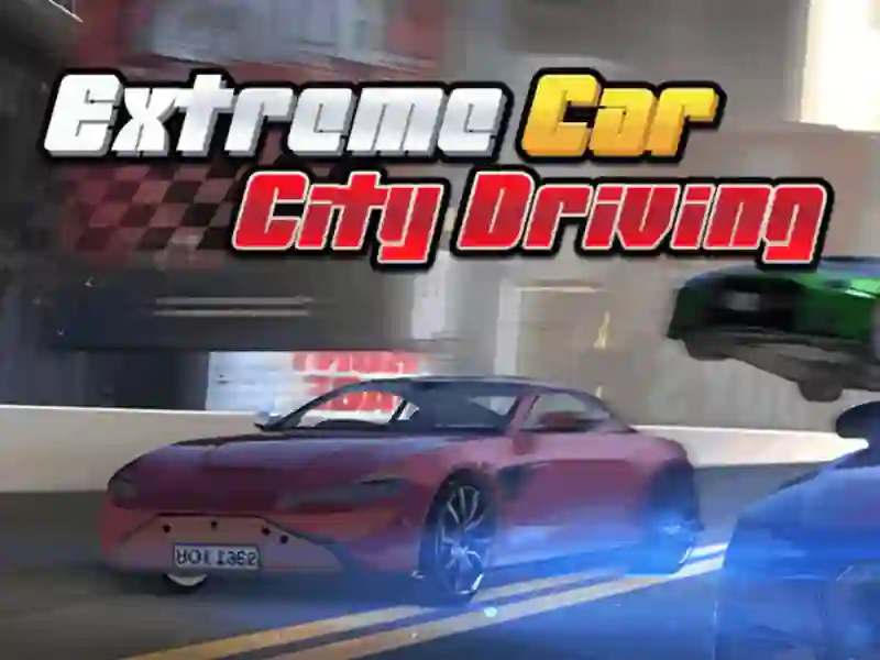 Spel Extreme Car City Driving aanlyn Spel Extreme Car City Driving aanlyn