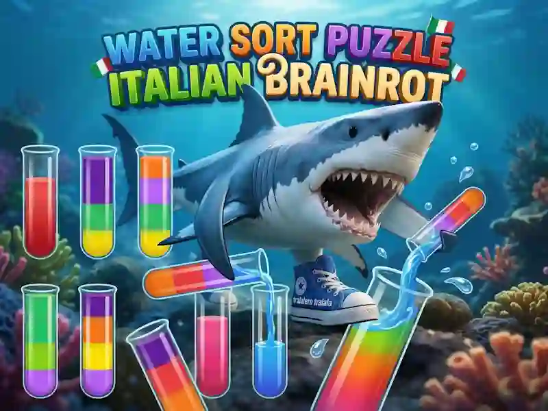 Spel Water Sort Puzzle Italian Brainrot aanlyn