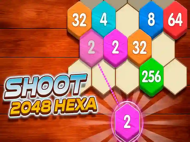 Spel Skiet 2048 Hexa aanlyn