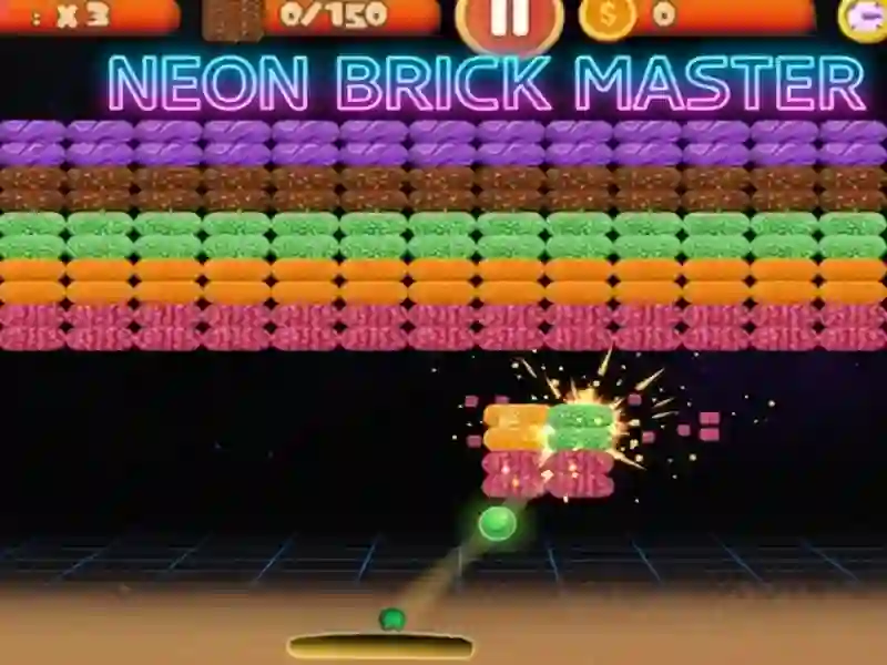 Spel Neon Brick Blast Master aanlyn