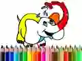 Spel Terug na skool: Olifant kleur aanlyn Spel Terug na skool: Olifant kleur aanlyn