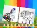Spel Grappige Dier Kleurboek aanlyn Spel Grappige Dier Kleurboek aanlyn