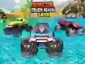 Spel Monster Truck Strand Surfing aanlyn Spel Monster Truck Strand Surfing aanlyn