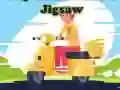 Spel Stads Scootor Toere: Legpuzzel aanlyn Spel Stads Scootor Toere: Legpuzzel aanlyn