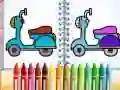 Spel Lieflike Fiets Kleurboek aanlyn Spel Lieflike Fiets Kleurboek aanlyn