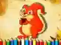 Spel Eekhoorn Kleurlingboek aanlyn Spel Eekhoorn Kleurlingboek aanlyn