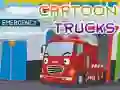 Spel Soek en vind die tekenprent vragmotors aanlyn
