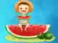 Spel Puzzel Waatermelon en Dranke aanlyn Spel Puzzel Waatermelon en Dranke aanlyn
