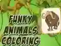 Spel Funky Diere Kleur aanlyn Spel Funky Diere Kleur aanlyn