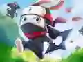 Spel Ninja Rabbit aanlyn Spel Ninja Rabbit aanlyn
