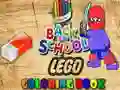 Spel Lego Kleurboek: Terug na Skool aanlyn