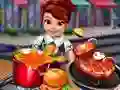 Spel Vinige Kook: Warmdogs en Burgers Frenzy aanlyn