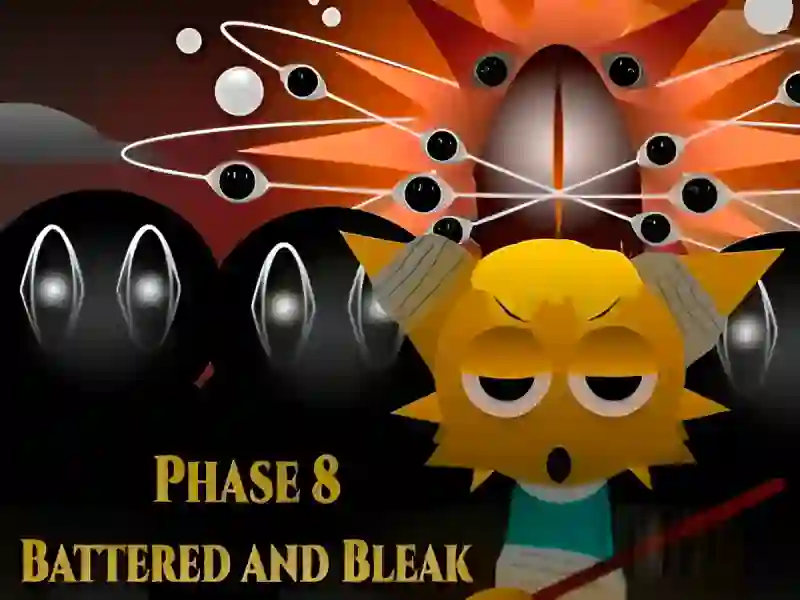 Spel Sprunki Fase 8: Gehawend en somber aanlyn