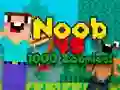 Spel Noob teen 1000 zombies aanlyn Spel Noob teen 1000 zombies aanlyn