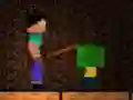 Spel Noob teen Zombies - Bosbiom aanlyn Spel Noob teen Zombies - Bosbiom aanlyn