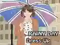 Spel Kleed op 'n reënerige dag aanlyn Spel Kleed op 'n reënerige dag aanlyn