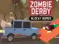 Spel Zombie Derby: Blokstrate aanlyn Spel Zombie Derby: Blokstrate aanlyn