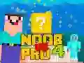 Spel Noob teen Pro 4 Gelukkige Blok aanlyn