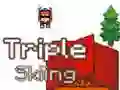 Spel Drie-voud Ski 2D aanlyn Spel Drie-voud Ski 2D aanlyn