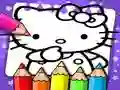 Spel Hello Kitty Kleurboek aanlyn