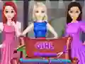 Spel Meisies Student Haarstyl ontwerp aanlyn