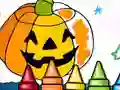 Spel Halloween Kleurspel aanlyn