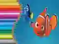 Spel Kleurboek vir Die Soek na Nemo aanlyn Spel Kleurboek vir Die Soek na Nemo aanlyn