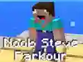 Spel Noob Steve Parkour aanlyn Spel Noob Steve Parkour aanlyn