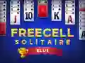 Spel Freecell Solitaire Blou aanlyn Spel Freecell Solitaire Blou aanlyn