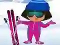 Spel Dora: Ski Aantrek aanlyn