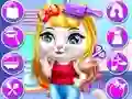 Spel Stylvolle Baba Kittie Haarsalon aanlyn