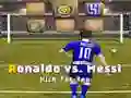Spel Messi teen Ronaldo Kick Tac Toe aanlyn