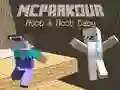 Spel MCParkour Noob en Noob Baba aanlyn Spel MCParkour Noob en Noob Baba aanlyn